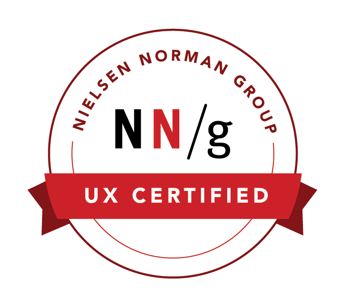 UX Certification Badge from Nielsen Norman Group