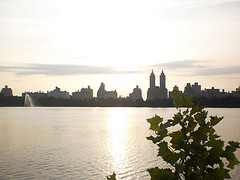 View on westside manhattan from Central Park